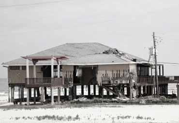 wind damage - spray foam can help prevent uplift to San Antonio roofs